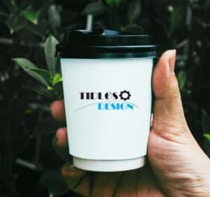 Kaffekopp med logo
